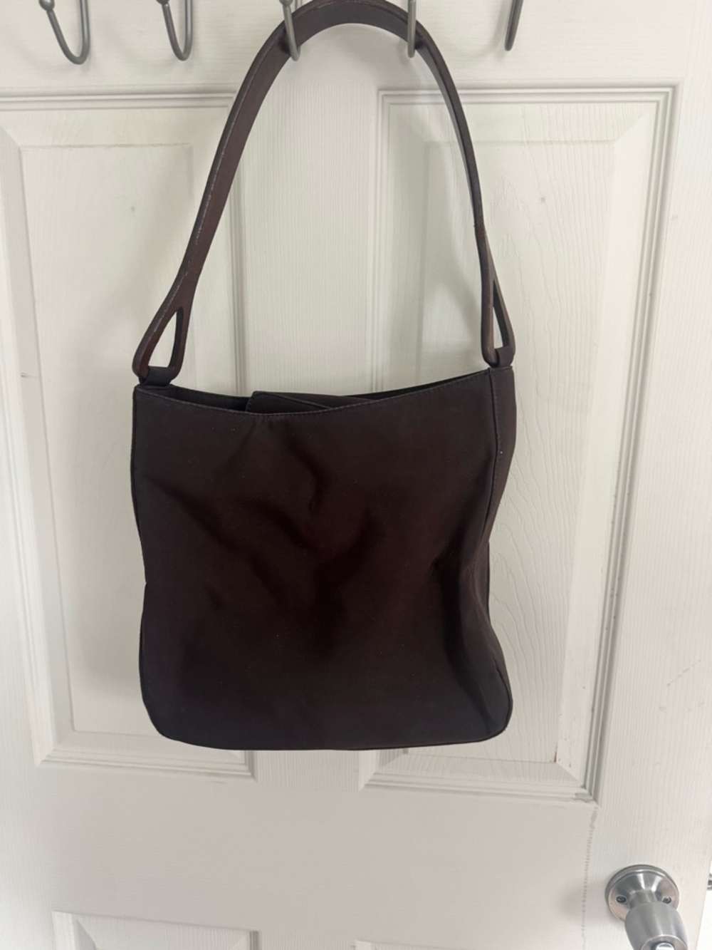 Y2K Classic Dark Brown Shoulder Tote